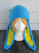 Load image into Gallery viewer, Hoppin Animal Crossing cosplay costume Bunny Fleece Hat New Horizons
