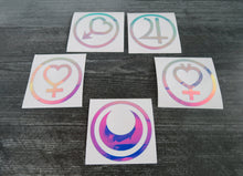 Load image into Gallery viewer, SET of 5 - Inner Planet - Decals/Stickers
