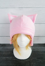 Load image into Gallery viewer, Cat Fleece Hat - Ready to Ship Halloween Costume
