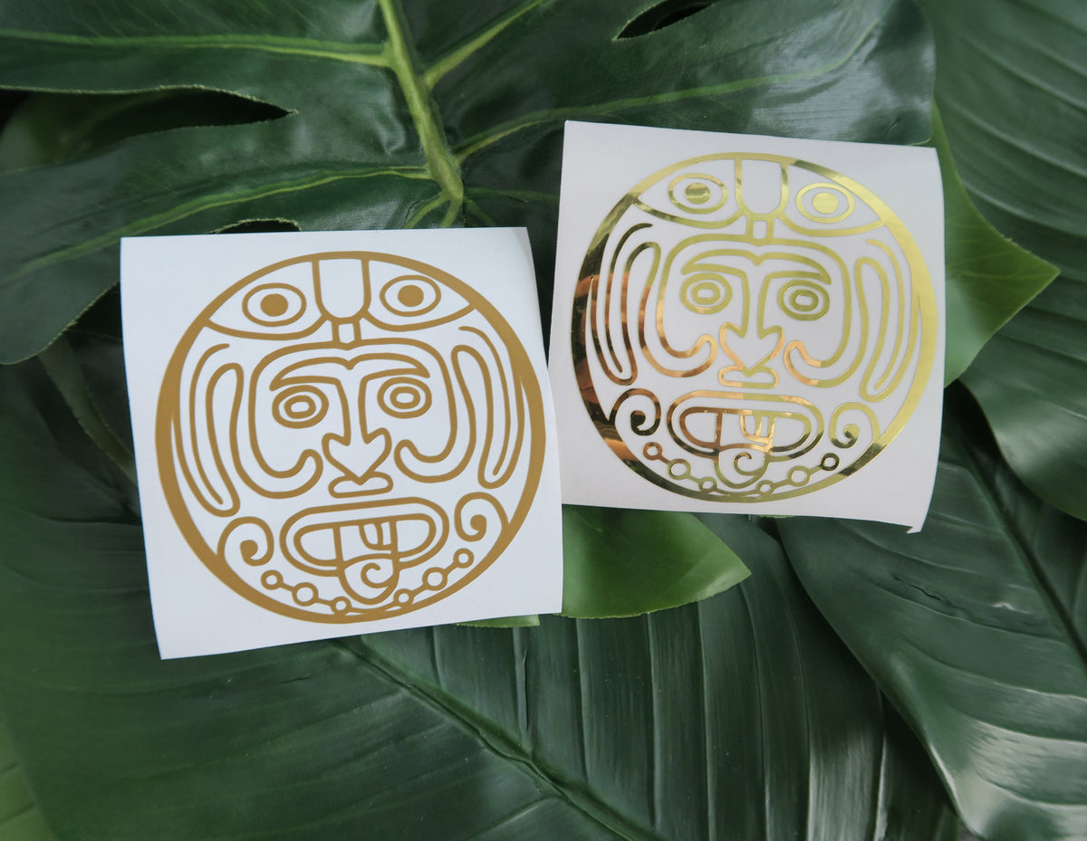 Mayan Design Sticker Mayan Calendar Face - Decal/Vinyl Sticker – Akiseo