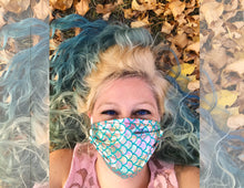 Load image into Gallery viewer, Mermaid Face Mask - Washable
