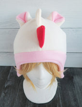 Load image into Gallery viewer, Merengue the Rino Fleece Hat - Ready to Ship Halloween Costume
