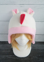 Load image into Gallery viewer, Merengue the Rino Fleece Hat - Ready to Ship Halloween Costume
