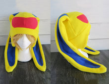 Load image into Gallery viewer, Mira Bunny Fleece Hat - Ready to Ship Halloween Costume
