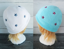Load image into Gallery viewer, Star Fleece Hat - Metal Stars - Ready to Ship Halloween Costume
