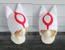 Load image into Gallery viewer, Okami Fleece Hat - Ready to Ship Halloween Costume
