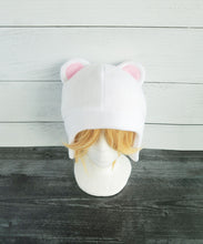 Load image into Gallery viewer, Polar Bear Fleece Hat - Ready to Ship Halloween Costume
