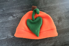 Load image into Gallery viewer, Pumpkin Fleece Hat - Ready to Ship Halloween Costume
