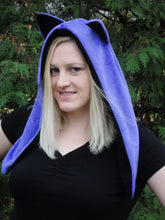 Load image into Gallery viewer, Purple Fox Hood - Ready to Ship Halloween Costume
