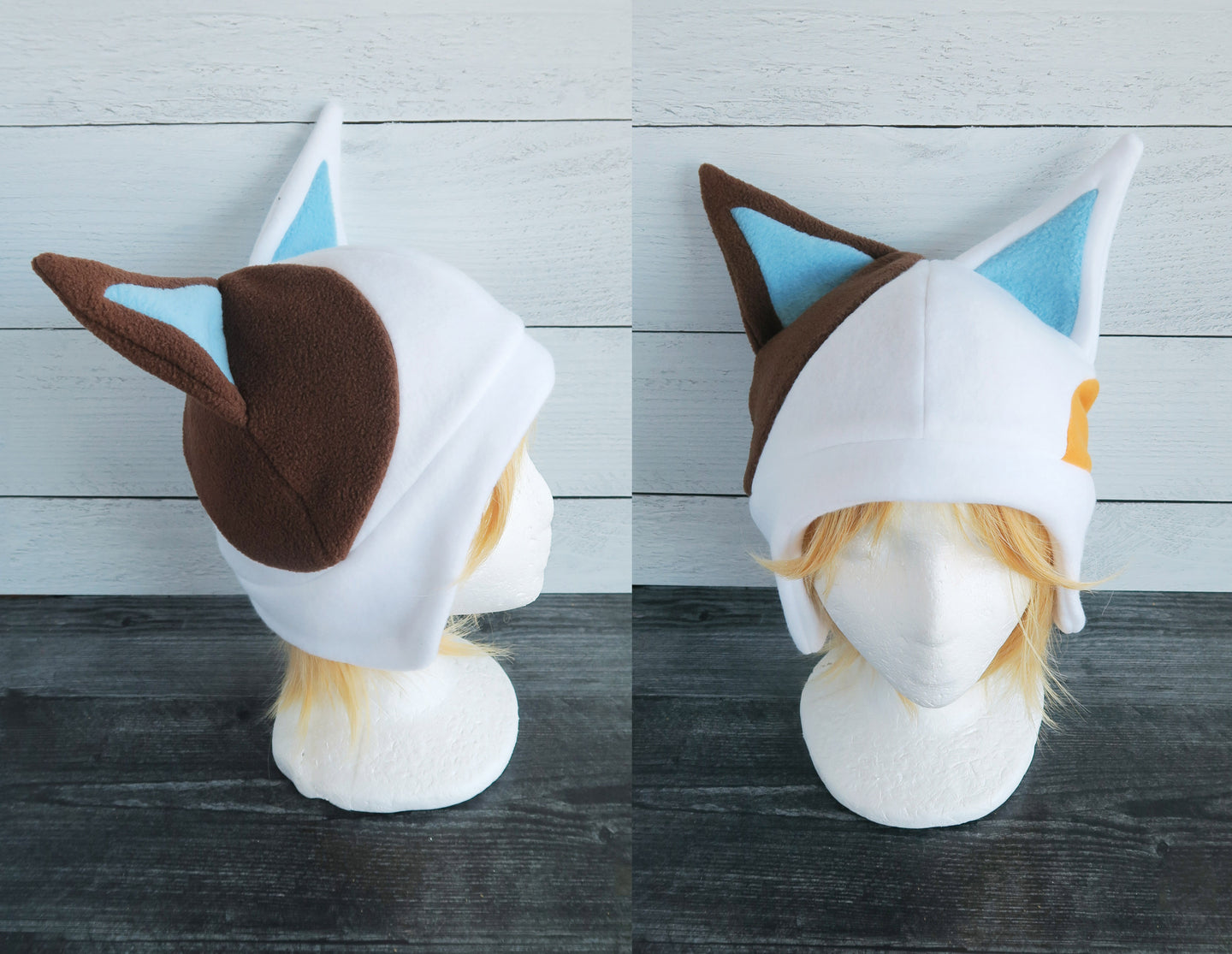 Calico Cat Fleece Hat - Ready to Ship Halloween Costume