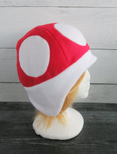 Load image into Gallery viewer, Mushroom and Toad Fleece Hat
