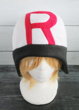 Load image into Gallery viewer, R Fleece Hat - Ready to Ship Halloween Costume
