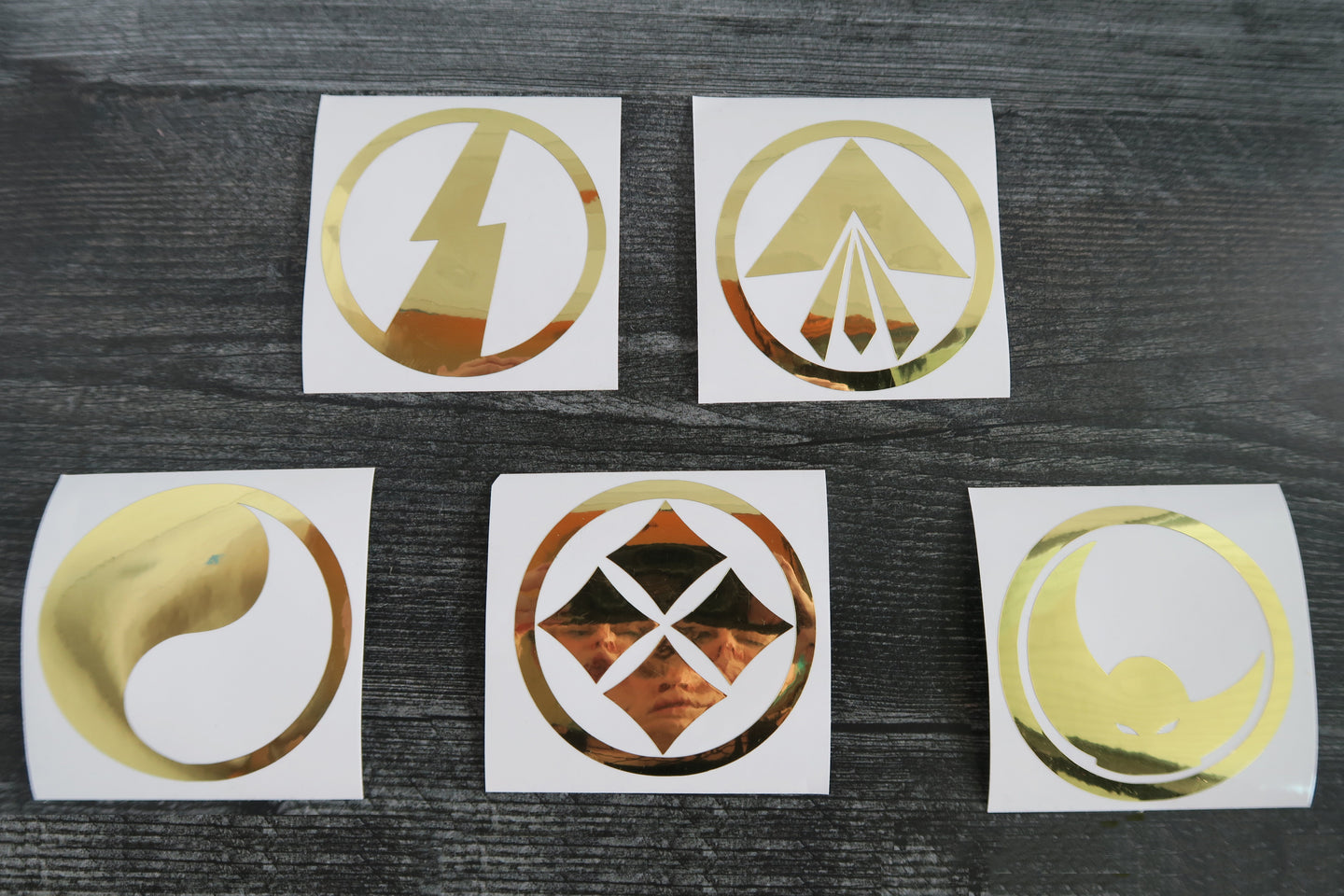 SET of 5 - Ronin Armor - Decals/Stickers