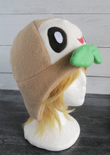 Load image into Gallery viewer, Owlet Fleece Hat - Ready to Ship Halloween Costume
