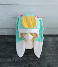 Load image into Gallery viewer, Sasha Animal Crossing cosplay costume Bunny Fleece Hat New Horizons
