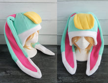 Load image into Gallery viewer, Sasha Animal Crossing cosplay costume Bunny Fleece Hat New Horizons
