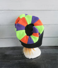 Load image into Gallery viewer, Custom Sheep Tri-Color Horns - Fleece Hat
