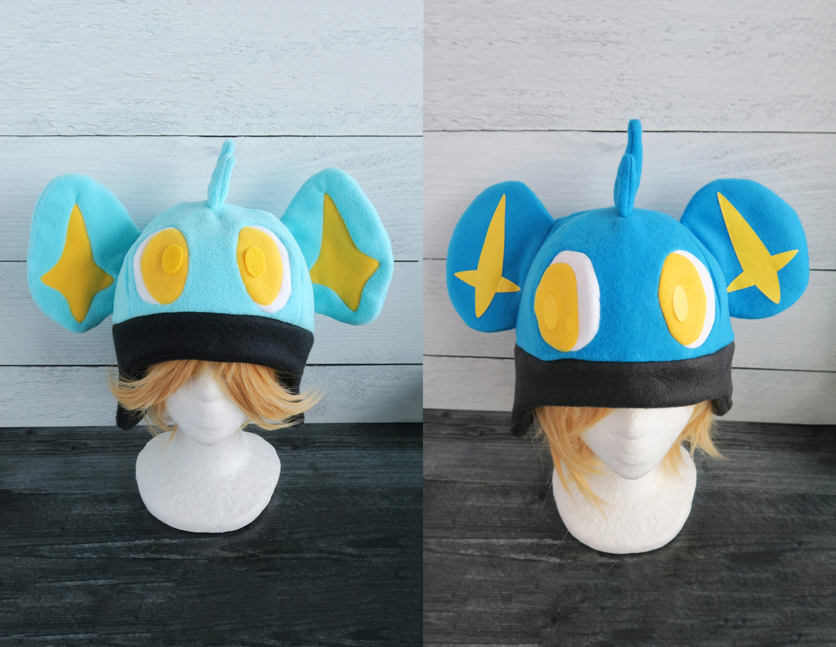 Yellow-Blue Lion Fleece Hat – Akiseo