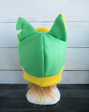 Load image into Gallery viewer, Shogun Cat Fleece Hat - Ready to Ship Halloween Costume
