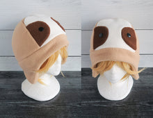 Load image into Gallery viewer, Sloth Hat - Animal Fleece Hat - Ready to Ship Halloween Costume
