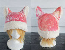 Load image into Gallery viewer, Starry Sunset Cat Fleece Hat - Sherpa Hat
