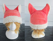 Load image into Gallery viewer, Sunset Cat Fleece Hat - Sherpa Hat
