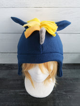 Load image into Gallery viewer, Gold Unicorn Fleece Hat
