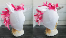 Load image into Gallery viewer, Pink Unicorn Fleece Hat - Ready to Ship Halloween Costume
