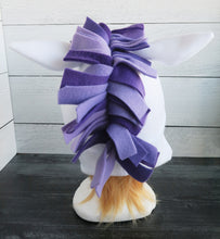 Load image into Gallery viewer, Custom Unicorn Fleece Hat - Ready to Ship Halloween Costume

