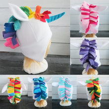 Load image into Gallery viewer, Custom Unicorn Fleece Hat - Ready to Ship Halloween Costume
