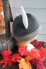 Load image into Gallery viewer, Vikings Helmet Fleece Hat - Ready to Ship Halloween Costume
