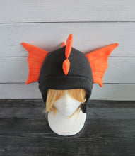 Load image into Gallery viewer, SALE on Select Water Dragon/Halloween Dragon Hats - Kelp Dragon Fleece Hat - Ready to Ship Halloween Costume
