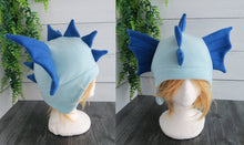 Load image into Gallery viewer, Sea Serpent Hat - Water Dragon Hat - Kelp Dragon Fleece Hat
