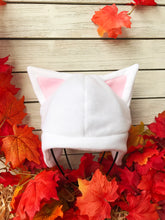 Load image into Gallery viewer, Halloween Cat Fleece Hat - Ready to Ship Halloween Costume
