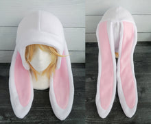Load image into Gallery viewer, SALE on Select Long Eared Bunny Fleece Hat
