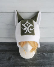 Load image into Gallery viewer, Wolf Link Fleece Hat - Ready to Ship Halloween Costume
