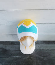 Load image into Gallery viewer, Yellow Space Helmet Fleece Hat - Ready to Ship Halloween Costume
